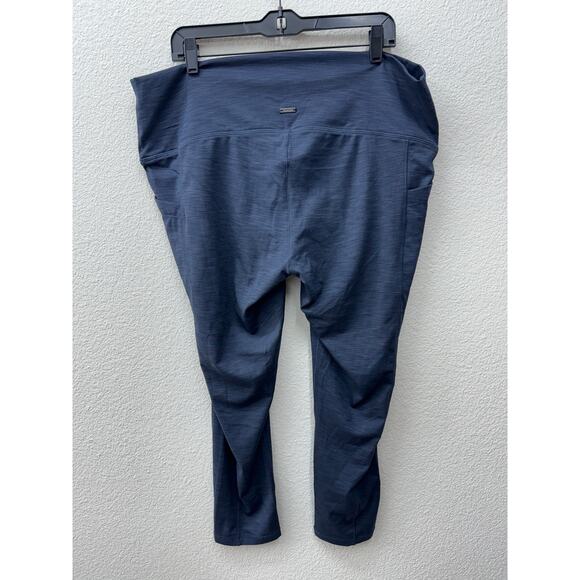 Prana Leggings Women's Plus Size 3X Blue Becksa 7/8 Legging New Activewear - Picture 2 of 4